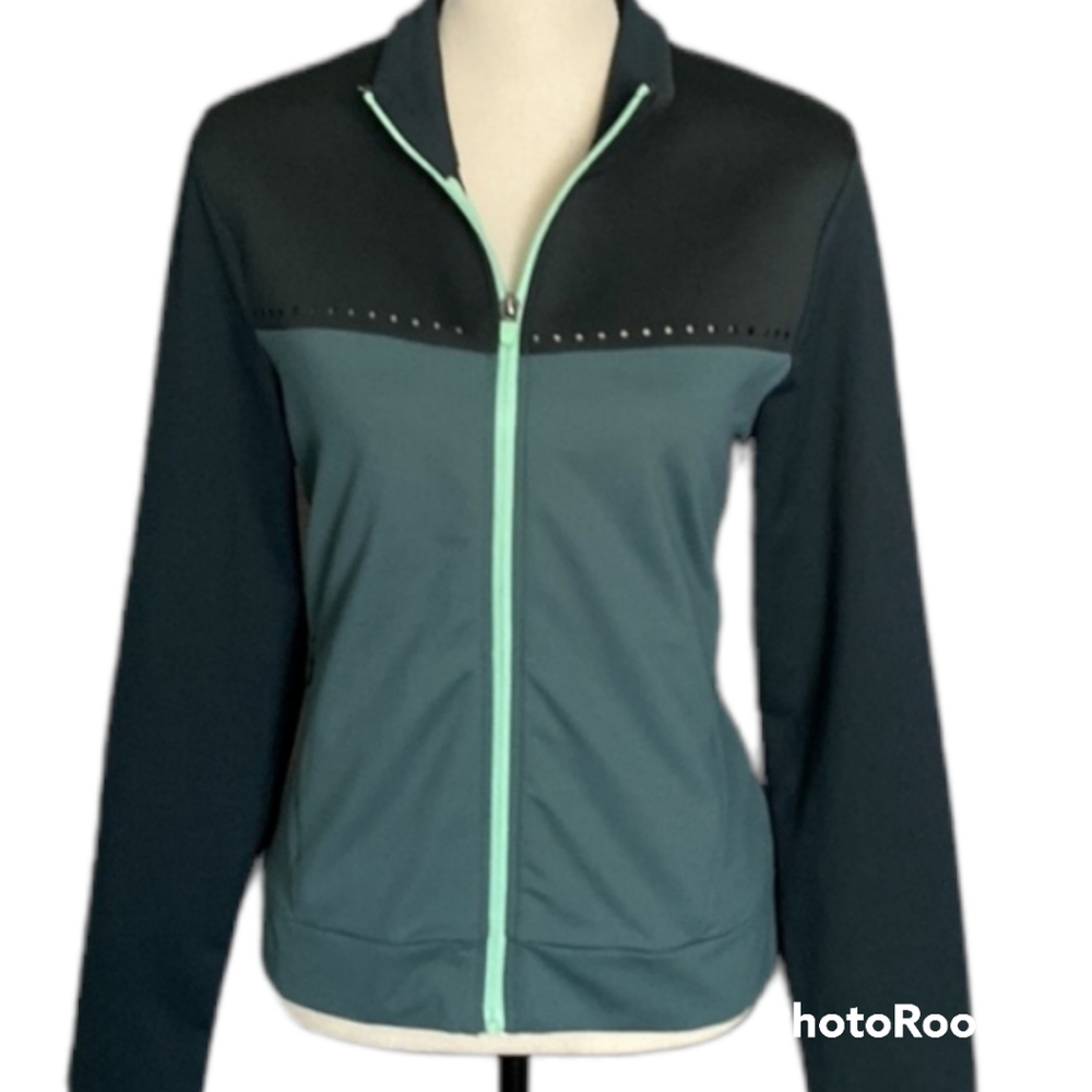 Fabletics Black And Green Jacket - image 4